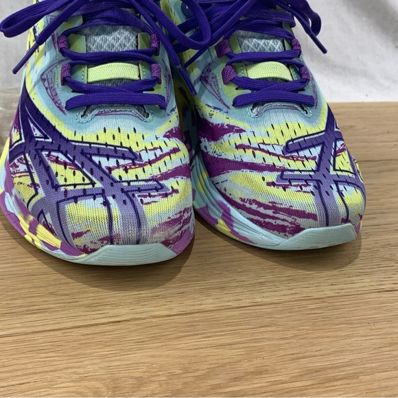 ASICS Noosa Tri 15 Yellow Purple Running Shoes Women’s Size 8 (no insoles) - Picture 4 of 8